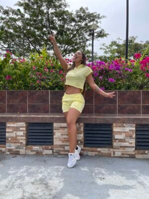 Conjunto short amarillo - 5100007