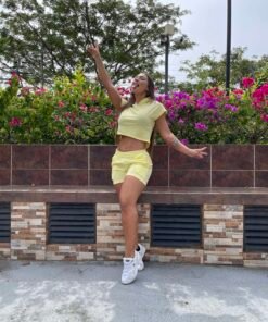 Conjunto short amarillo - 5100007