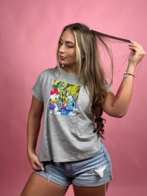 Camiseta Donald And Deisy Gris - 7100016