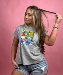 Camiseta Donald And Deisy Gris - 7100016