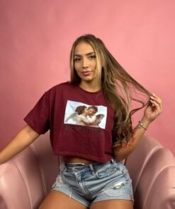 Camiseta Call Me Angel Vinotinto - 7300018