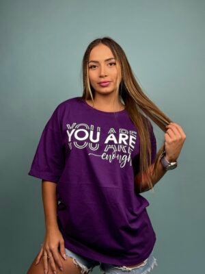 Bluson Oversize You Are Morado - 2400047