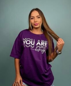 Bluson Oversize You Are Morado - 2400047