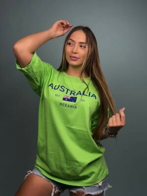 Bluson Oversize Australia Verde Limon - 2400039