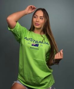 Bluson Oversize Australia Verde Limon - 2400039