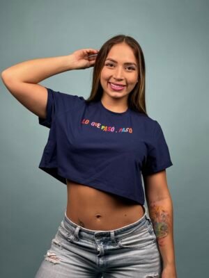 Camiseta MD Lo Que Paso, PASO Azul Turqui - 7200052