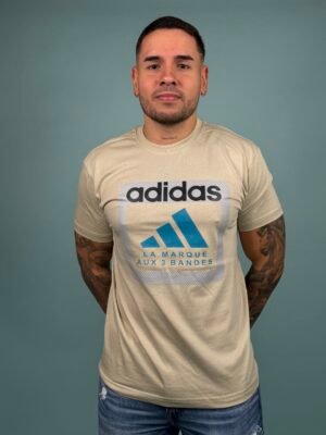Camiseta hombre Adidas Aux 3 Bandes  -  9000066