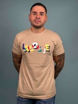 Camiseta hombre LaCoste Letters  -  9000092