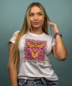 Camiseta Puma Gafas Rosa Blanco - 1201033