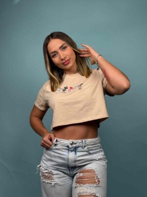 Camiseta MD Mickey x5 Beige - 7200056