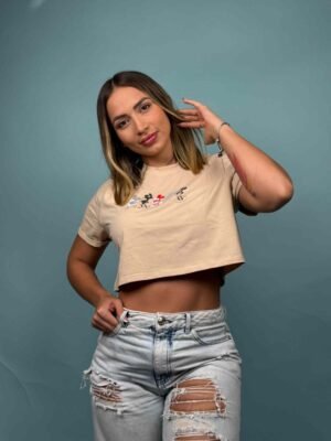 Camiseta MD Mickey x5 Beige - 7200056