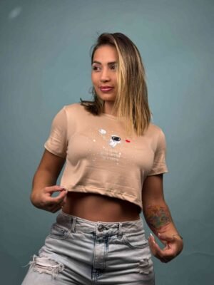 Camiseta Te quiero hasta la luna Beige - 1100634