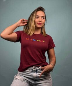 Camiseta la vida Bonita Vinotinto - 1201813