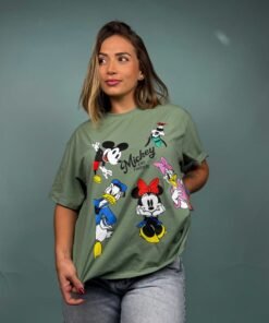 Camiseta ML Mickey and Friends Verde Oliva- 7400041