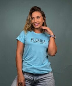 Camiseta Florida Est. 1990 Celeste - 1201847