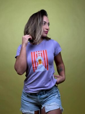 camiseta what the pato lila - 1202138