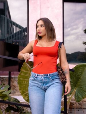 BODY MANGA SISA CUELLO  CUADRADO