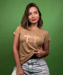 Camiseta 3 cruces café l - 1202336