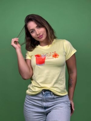 Camiseta cocktail me with amarillo - 1202252
