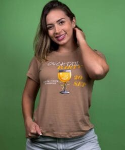 Camiseta cocktail party cafe - 1202257