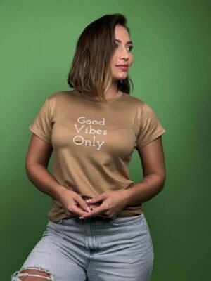 Camiseta good vibes only cafe - 1202263