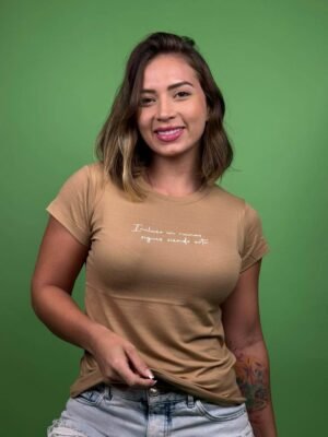 Camiseta incluso en ruinas café l - 1202337