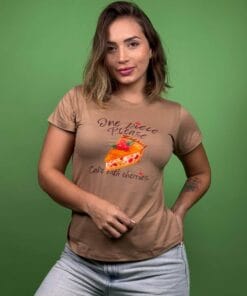 Camiseta one piece please pastel cafe  - 1202250