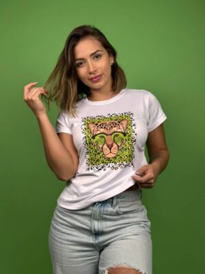 Camiseta puma manchas verde blanco - 1202243