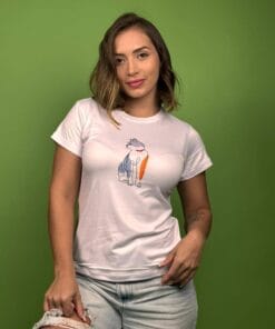 camiseta gato blanco - 1202304