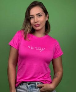 camiseta quierete un chingo fucsia - 1202286