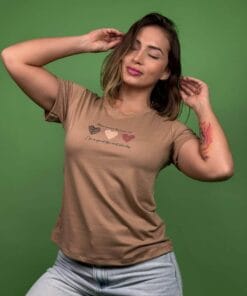 camiseta thope youre here 3 corazones café - 1202332