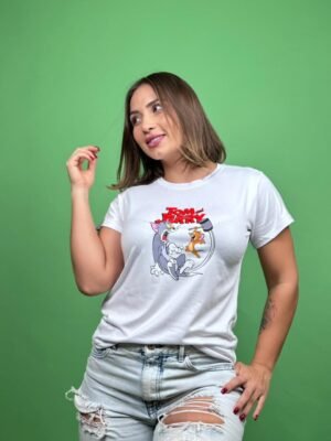 Camiseta tom y jerry blanco -1202360