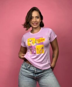 camiseta vaca pollito lila -1202398