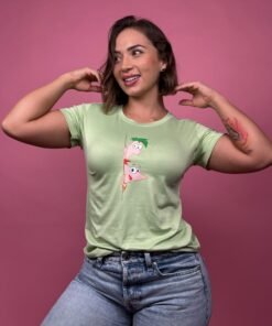 Camiseta finias y fer verde -1202413