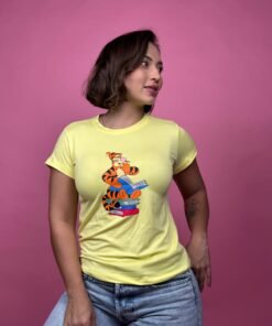 Camiseta tigre libros amarillo -1202417