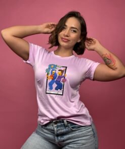Camiseta pareja the loveers simpsomp lila -1202418