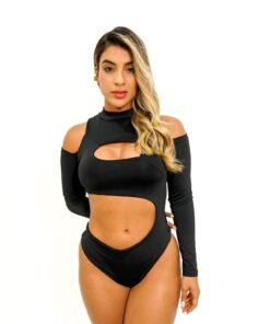 BODY MANGA LARGA CON ABERTURAS