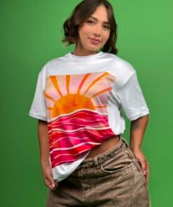 camiseta sol mar blanco - 2500042