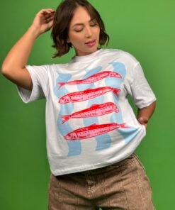 camiseta peces blanco - 2500056