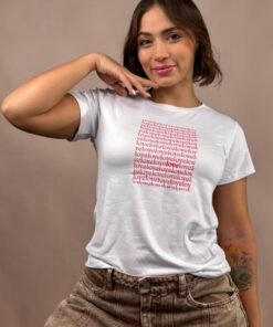 Camiseta love love love x 100 blanco -1202482