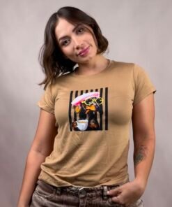 Camiseta perro paris cafe -1202483
