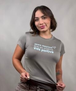 Camiseta mantente positiva tierra-1202474