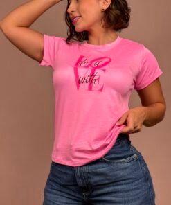Camisetamore love do it wish rosado -1202502