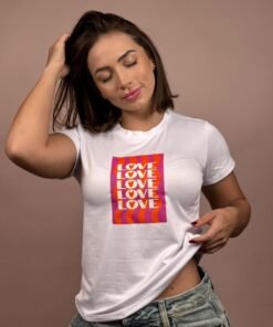 camiseta love-love-love blanco - 1202521