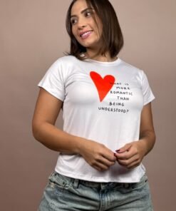 camiseta what is more romantic blanco - 1202522