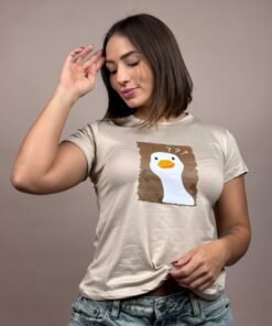 camiseta pato ? Beige - 1202528