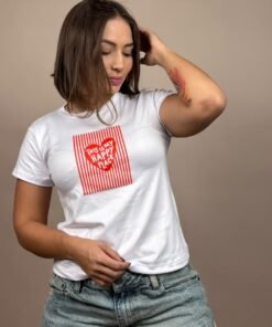 camiseta this is my happy blanco - 1202524